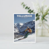 Carte Postale Ski à Telluride Colorado (Debout devant)