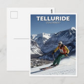 Carte Postale Ski à Telluride Colorado (Devant / Derrière)
