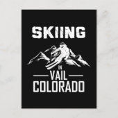 Carte Postale Ski à Vail Colorado (Devant)