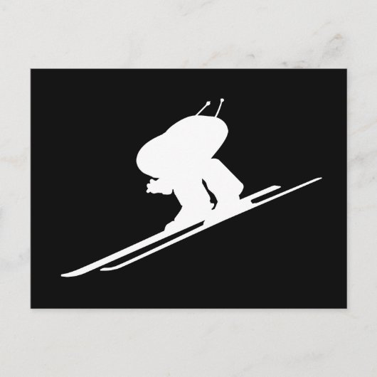 Carte Postale Ski alpin (Devant)