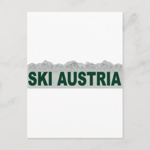 Carte Postale Ski Autriche