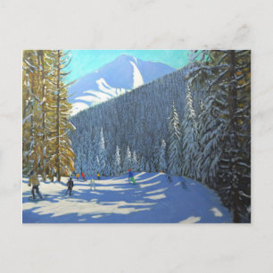 Carte Postale Ski Beauregard La Clusaz 2012