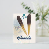 Carte Postale Ski Canada (Debout devant)