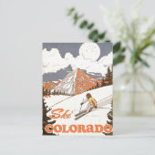 Carte Postale Ski Colorado (Debout devant)