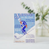 Carte Postale Ski dans l'est (Debout devant)