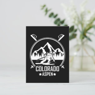Carte Postale Ski d'Aspen Colorado