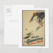 Carte Postale Ski de descente - Promo Sport et Plaisir (Devant / Derrière)