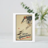 Carte Postale Ski de descente - Promo Sport et Plaisir (Debout devant)