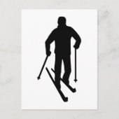 Carte Postale Ski de fond (Devant)