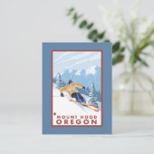 Carte Postale Ski de neige - Mount Hood, Oregon (Debout devant)