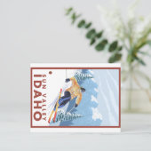 Carte Postale Ski de neige - Sun Valley, Idaho (Debout devant)