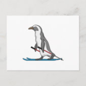 Carte Postale Ski de Penguin (Devant)