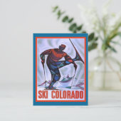 Carte Postale Ski du Colorado (Debout devant)