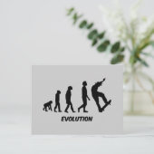 Carte Postale Ski Evolution (Debout devant)
