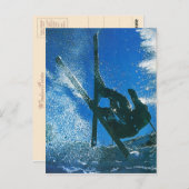 Carte Postale Ski extrême (Devant / Derrière)