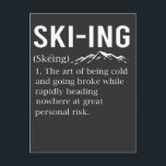 Carte Postale Ski Humour Ski amusant Sport d'hiver Plaisanterie<br><div class="desc">Ski Humour Ski Drôle Sport Hiver Plaisanterie.</div>