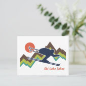 Carte Postale Ski Lake Tahoe (Debout devant)