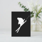 Carte Postale Ski libre (Debout devant)