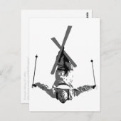 Carte Postale Ski libre (Devant / Derrière)