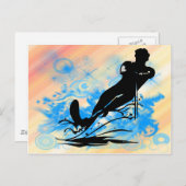 Carte Postale Ski nautique (Devant / Derrière)