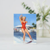 Carte Postale Ski nautique (Debout devant)