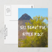 Carte Postale Ski Nipple Rock (Devant / Derrière)