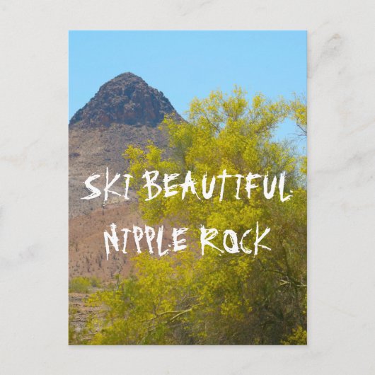 Carte Postale Ski Nipple Rock (Devant)