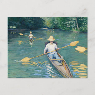 Carte Postale Ski par Gustave Caillebotte