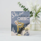 Carte Postale Ski Québec (Debout devant)