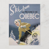 Carte Postale Ski Québec (Devant)
