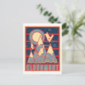 Carte Postale Ski Retro Cloudmont 80s (Debout devant)