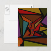 Carte postale Ski Sans Tête (Devant / Derrière)