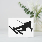 Carte Postale ski ski alpin ski (Debout devant)