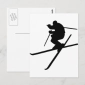 Carte Postale Ski - Ski Freestyle (Devant / Derrière)