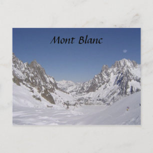 Carte Postale Ski sur un glacier
