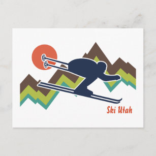 Carte Postale Ski Utah