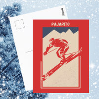 Ski vintage Nouveau Mexique Mountain Resort Pajari