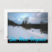 CARTE POSTALE SKI WEST VIRGINIA (Devant / Derrière)