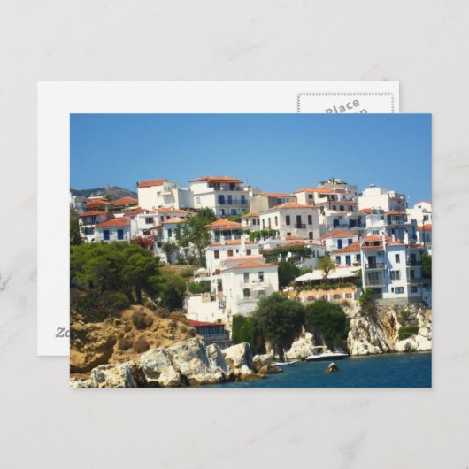 Carte Postale Skiathos, Grèce (Devant / Derrière)