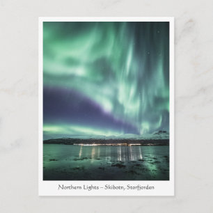 Carte Postale Skibotn Northern Lights