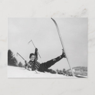 Carte Postale Skier féminin 2