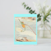 Carte Postale Skier nautique (Debout devant)