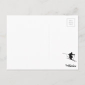 Carte Postale Skieur (Dos)