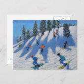 Carte Postale Skieurs Lofer 2010 (Devant / Derrière)