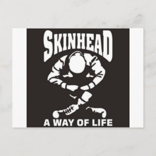 CARTE POSTALE SKINHEAD UN MODE DE VIE