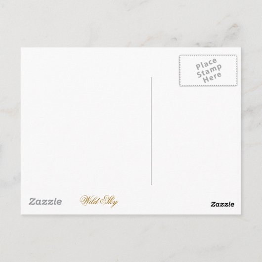 CARTE POSTALE SKIS (Dos)