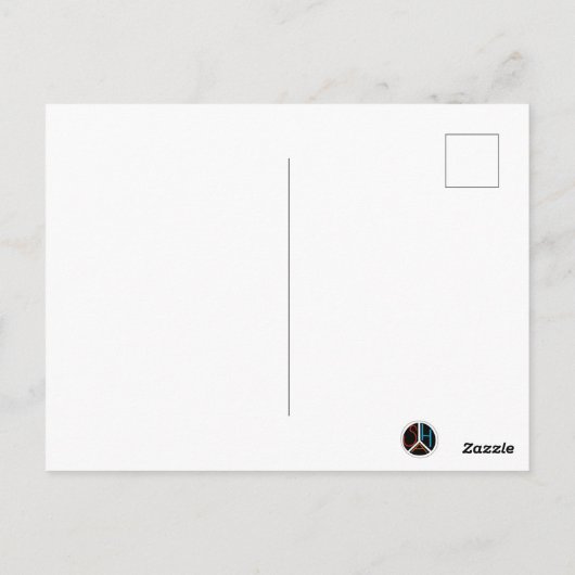 Carte Postale Skis, hat, goggles & snowflakes holiday (Dos)