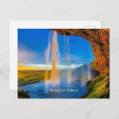 Carte Postale Skogafoss, Islande (Devant / Derrière)