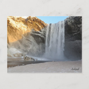 Carte Postale Skogafoss Islande