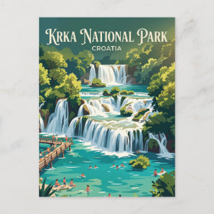 Carte Postale Skradinski Buk Croatie